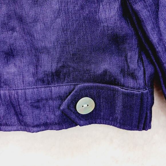 Jacket Size M Preppy Revival Jacket Hidden Pockets Mother of Pearl Quiet Luxury - Picture 13 of 16